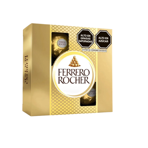 Caja Ferrero Rocher 4 unidades