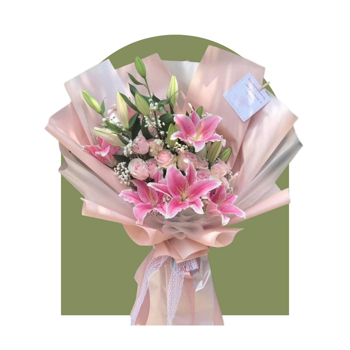 Ramo Estrella rosada